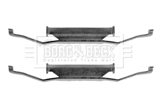 BORG & BECK Tarvikesarja, jarrupala BBK1127